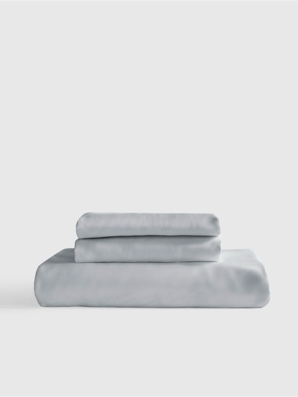 Quince Bamboo Fitted Sheet Set in Mist, Twin